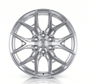 Vossen HF6-4 - 20x9 - 8x165.1 - ET18 - Super Deep Face - 125.1 - Silver Polished Wheel