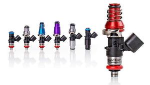 Injector Dynamics ID1050X Injectors 14mm (Purple) Adaptor Tops Denso Lower (Set of 6)