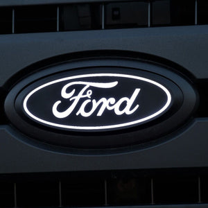 Putco 17-19 Ford SuperDuty Front Luminix Ford LED Emblem - w/ Camera CutOut