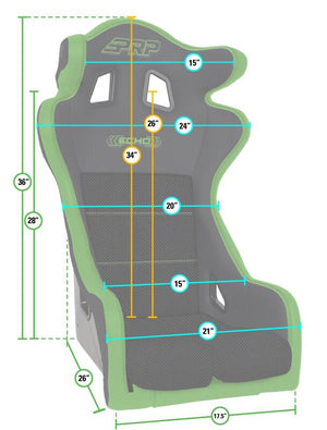 PRP Echo Composite Seat