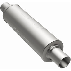 MagnaFlow Muffler Mag DSL SS 7x7x14 4in Inlet 4in Outlet