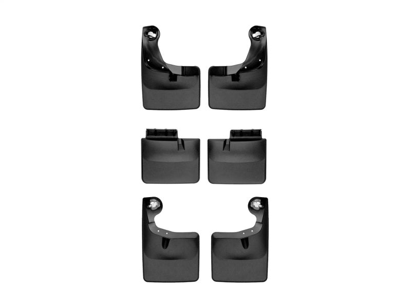 WeatherTech 2021+ Ford F-150 (Tremor Only) No Drill MudFlaps - Black