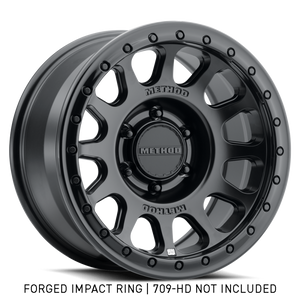 Method Beadlock Ring - 17in Forged - Style 1 - Gloss Black