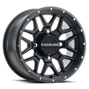 Raceline A94B Krank 14x7in / 4x110 BP / 10mm Offset / 83.8mm Bore - Satin Black Wheel