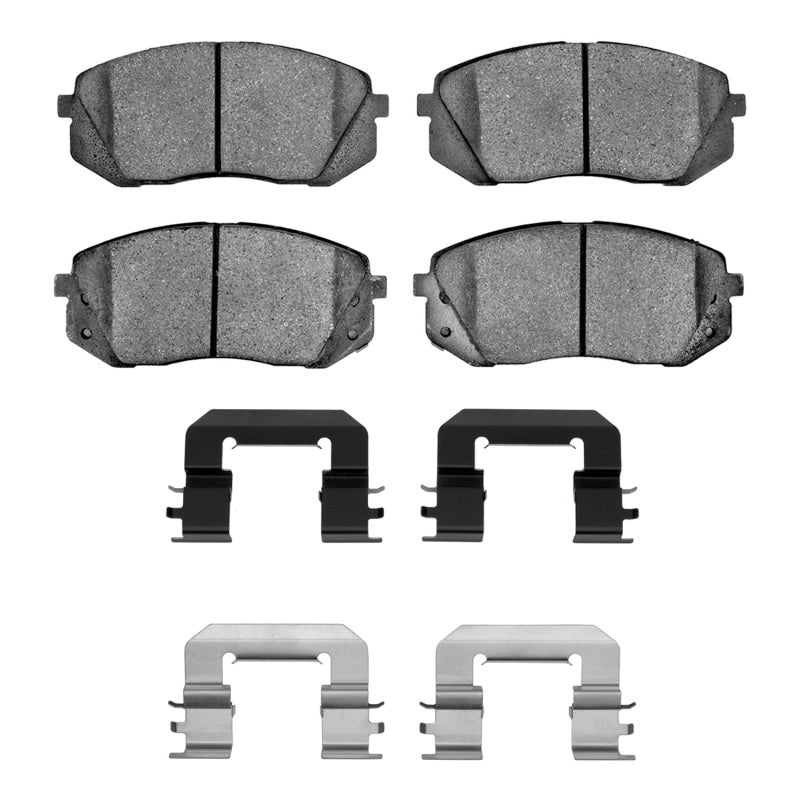 R1 11-12 Kia Rondo (Canada) Front Semi Met Pads & Hardware Kit