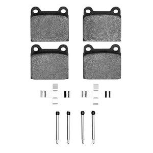 R1 63-65 Porsche 356 Front Semi Met Pads & Hardware Kit
