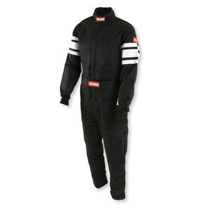 RaceQuip Black SFI-5 Suit - Medium