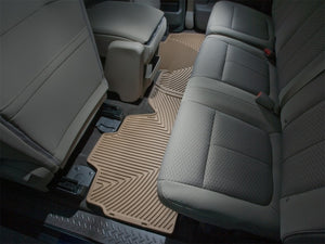WeatherTech 09+ Ford F150 Super Cab Rear Rubber Mats - Tan
