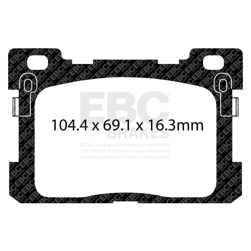 EBC 2017+ Genesis G90 5.0L Greenstuff Rear Brake Pads