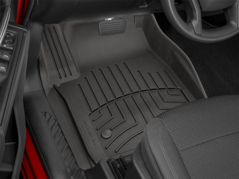 WeatherTech 2019+ Chevrolet Silverado 1500 Crew Cab  Front FloorLiner HP - Black