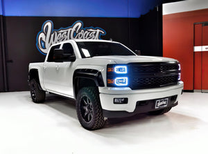 Oracle Chevy Silverado 14-15 Halo Kit Non-Projector Style - ColorSHIFT w/ BC1 Controller