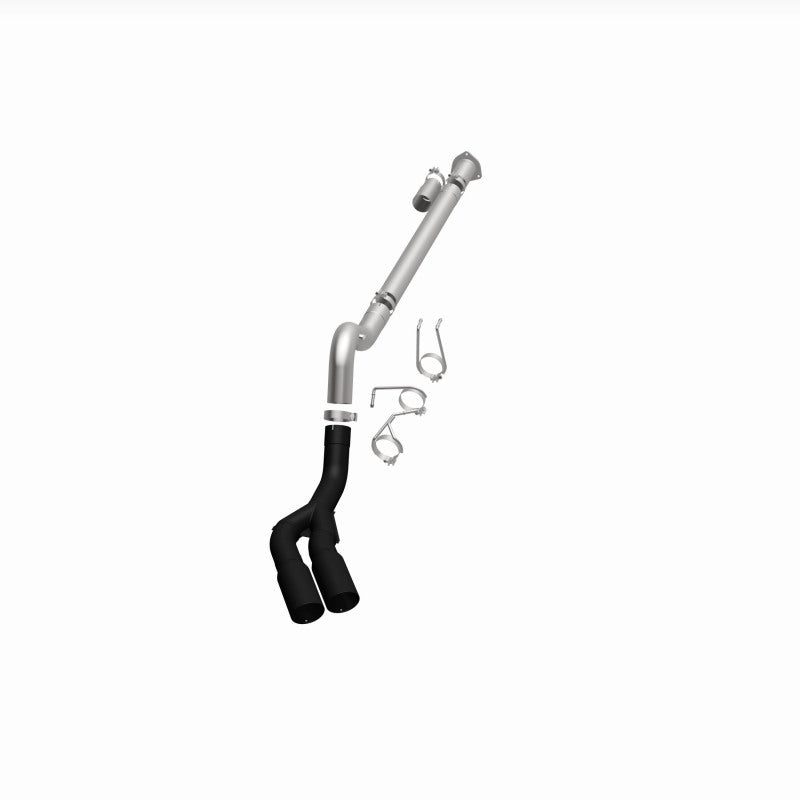 MagnaFlow 08-18 Ford F-250/F-350/F-450 4.6L/6.7 DPF-Back Black 4in Dual Single Rear Exit