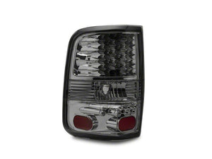 Raxiom 04-08 Ford F-150 Styleside LED Tail Lights- Chrome Housing- Smoked Lens