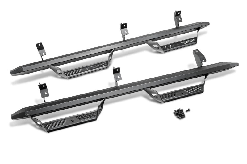 N-Fab Predator PRO 2019 Dodge Ram 1500 Crew Cab All Beds - Tex. Black - Cab Length