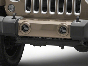 Raxiom 07-18 Jeep Wrangler JK V2 LED Switchback Fog Lights with Amber Turn Signal and Halo Rings
