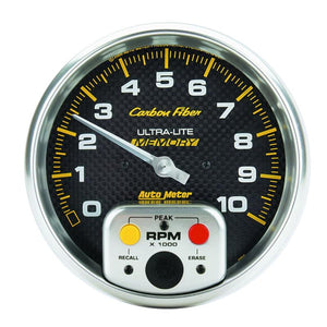 Autometer Carbon Fiber 52mm Water Temperature Gauge