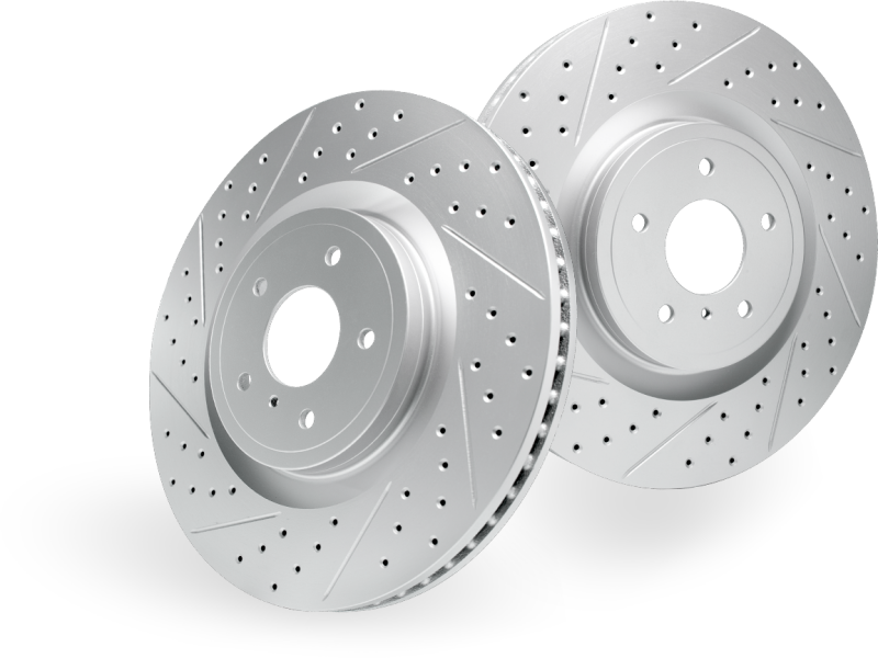 R1 89-22 Blue Bird Bus Vision (Hydro Disc Brakes) Rear/Front Right Drill & Slot Geoperf Rotor