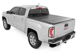 Rough Country Hard Tri-Fold Flip Up Bed Cover | Chevy/GMC Canyon/Colorado (15-26)