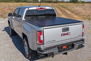 Rough Country Hard Tri-Fold Flip Up Bed Cover | Chevy/GMC Canyon/Colorado (15-26)
