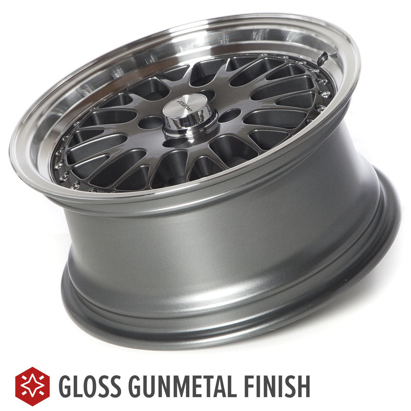 Circuit Performance CP21 Gloss Gunmetal 4x100 | 15x7 | +25mm / 4.98