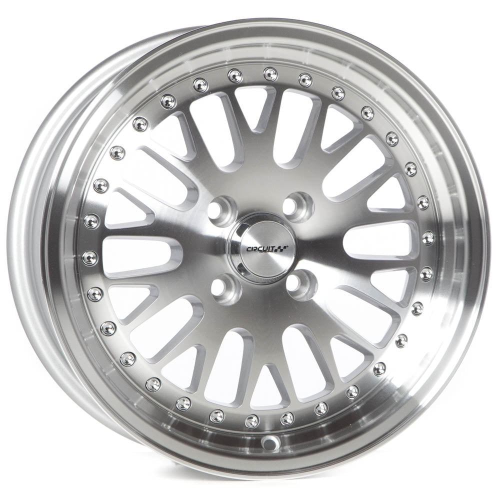 Circuit Performance CP21 Silver/Machined 4x100 | 15x7 | +25mm / 4.98