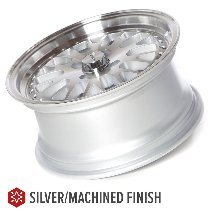 Circuit Performance CP21 Silver/Machined 4x100 | 15x7 | +25mm / 4.98