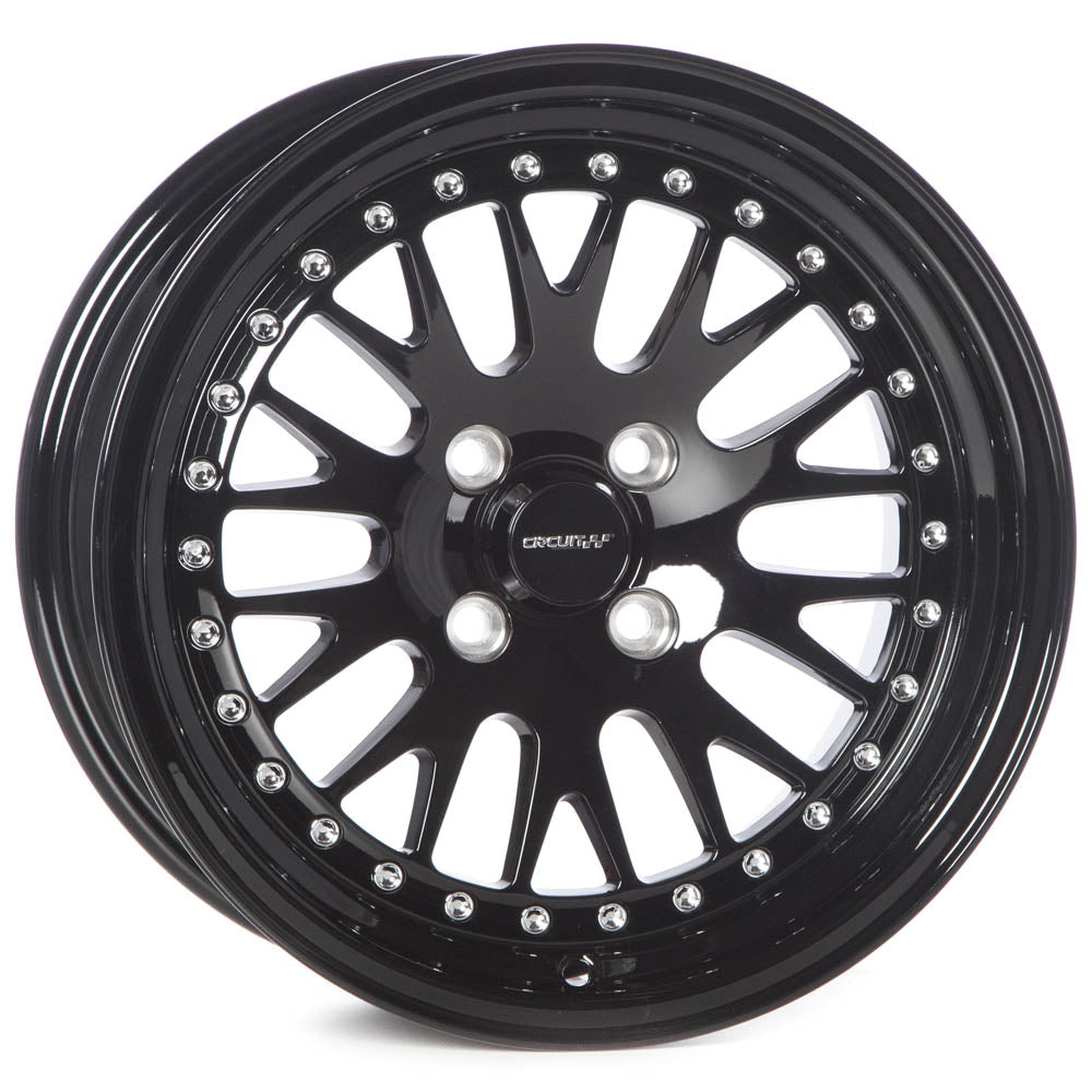 Circuit Performance CP21 Full Gloss Black 4x100 | 15x8 | +25mm / 5.48