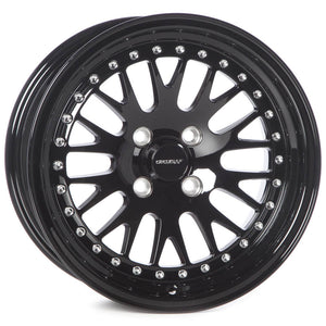 Circuit Performance CP21 Full Gloss Black 4x100 | 15x8 | +25mm / 5.48