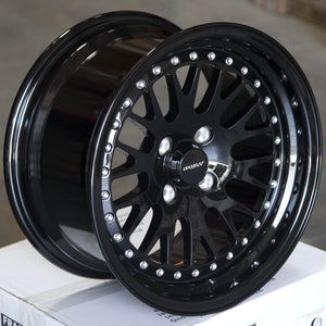 Circuit Performance CP21 Full Gloss Black 4x100 | 15x8 | +25mm / 5.48