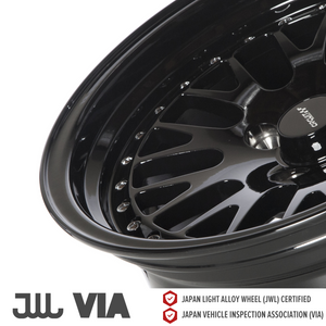 Circuit Performance CP21 Full Gloss Black 4x100 | 15x8 | +25mm / 5.48