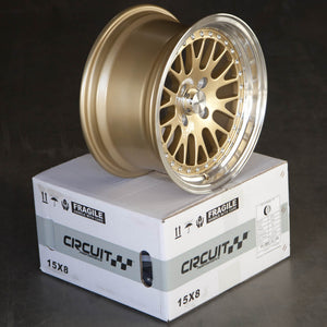 Circuit Performance CP21 Gloss Gold 4x100 | 15x8 | +25mm / 5.48