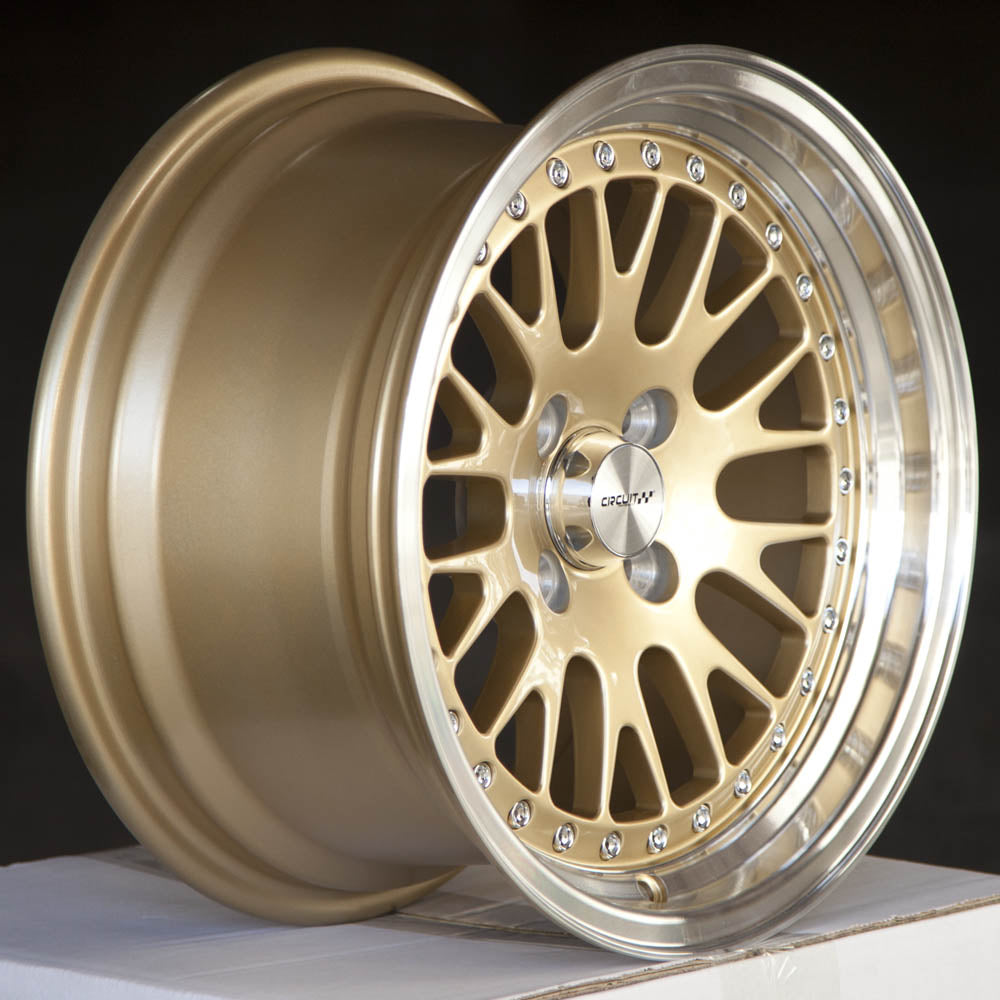 Circuit Performance CP21 Gloss Gold 4x100 | 15x8 | +25mm / 5.48