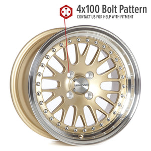 Circuit Performance CP21 Gloss Gold 4x100 | 15x8 | +25mm / 5.48