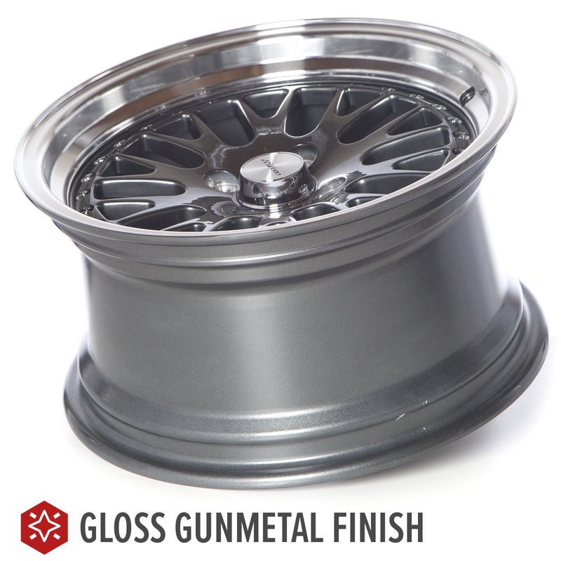 Circuit Performance CP21 Gloss Gunmetal 4x100 | 15x8 | +25mm / 5.48