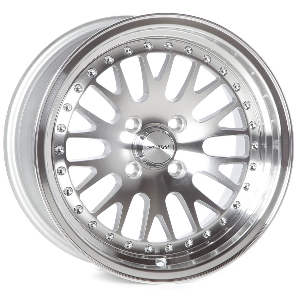 Circuit Performance CP21 Silver/Machined 4x100 | 15x8 | +25mm / 5.48