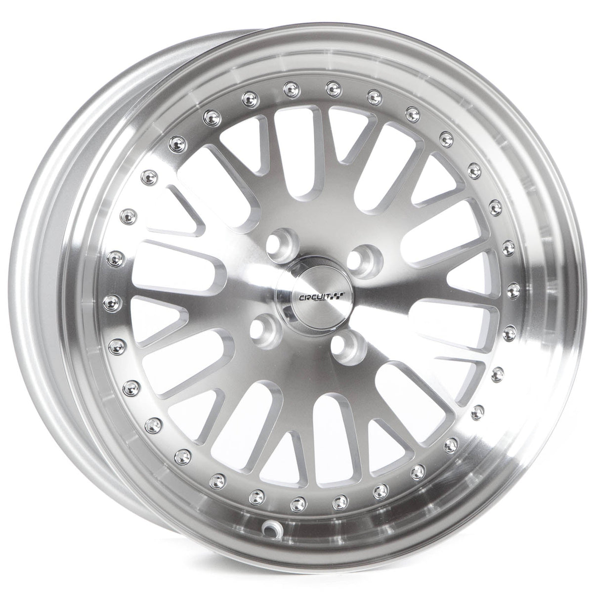Circuit Performance CP21 Silver/Machined 4x100 | 16x7 | +25mm / 4.98