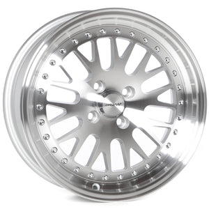 Circuit Performance CP21 Silver/Machined 4x100 | 16x7 | +25mm / 4.98
