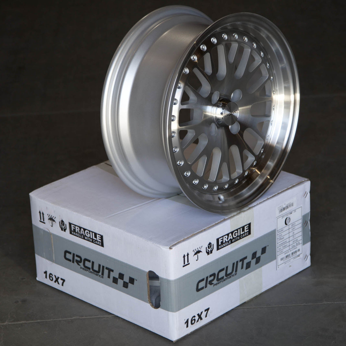 Circuit Performance CP21 Silver/Machined 4x100 | 16x7 | +25mm / 4.98
