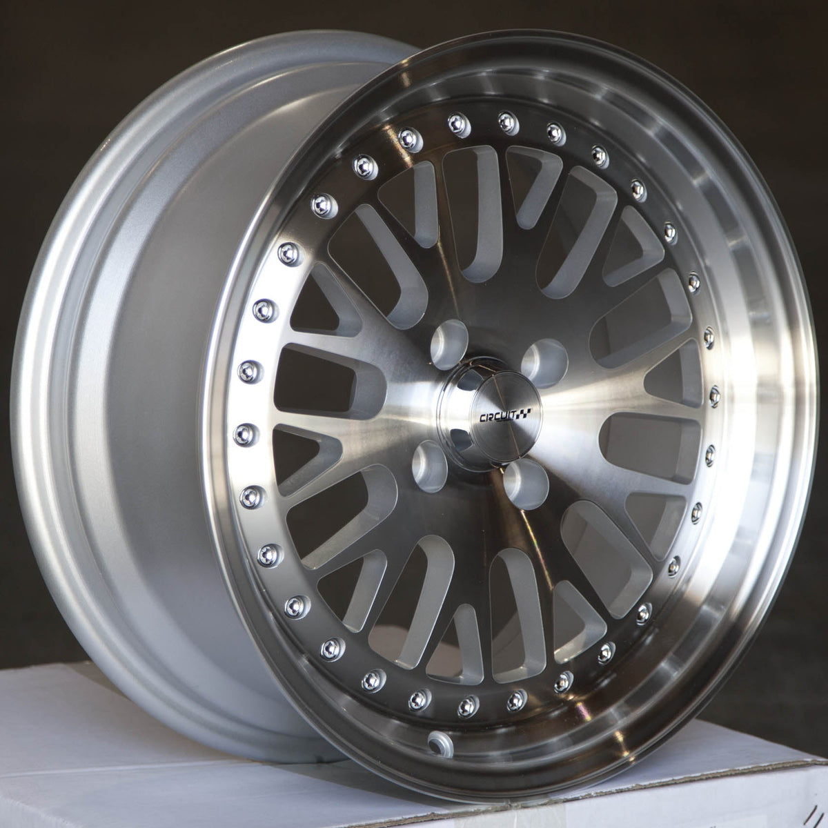 Circuit Performance CP21 Silver/Machined 4x100 | 16x7 | +25mm / 4.98