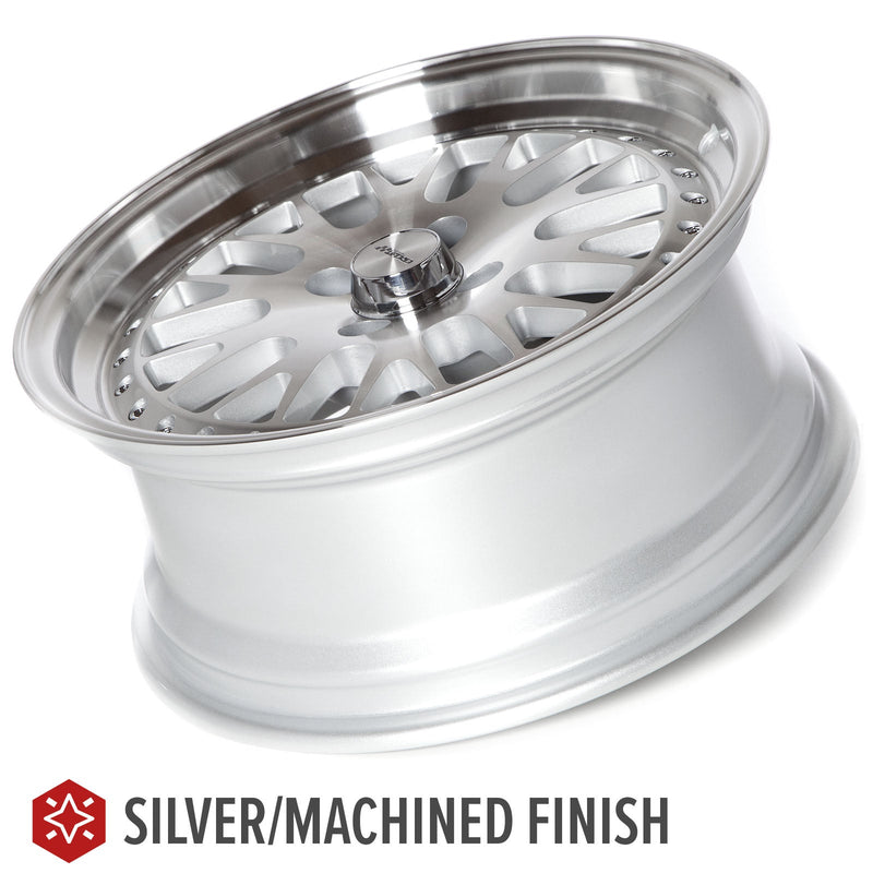 Circuit Performance CP21 Silver/Machined 4x100 | 16x7 | +25mm / 4.98