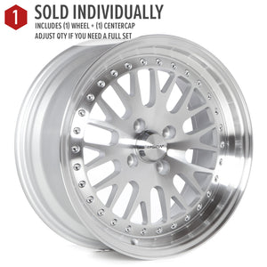 Circuit Performance CP21 Silver/Machined 4x100 | 16x7 | +25mm / 4.98