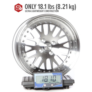 Circuit Performance CP21 Silver/Machined 4x100 | 16x7 | +25mm / 4.98