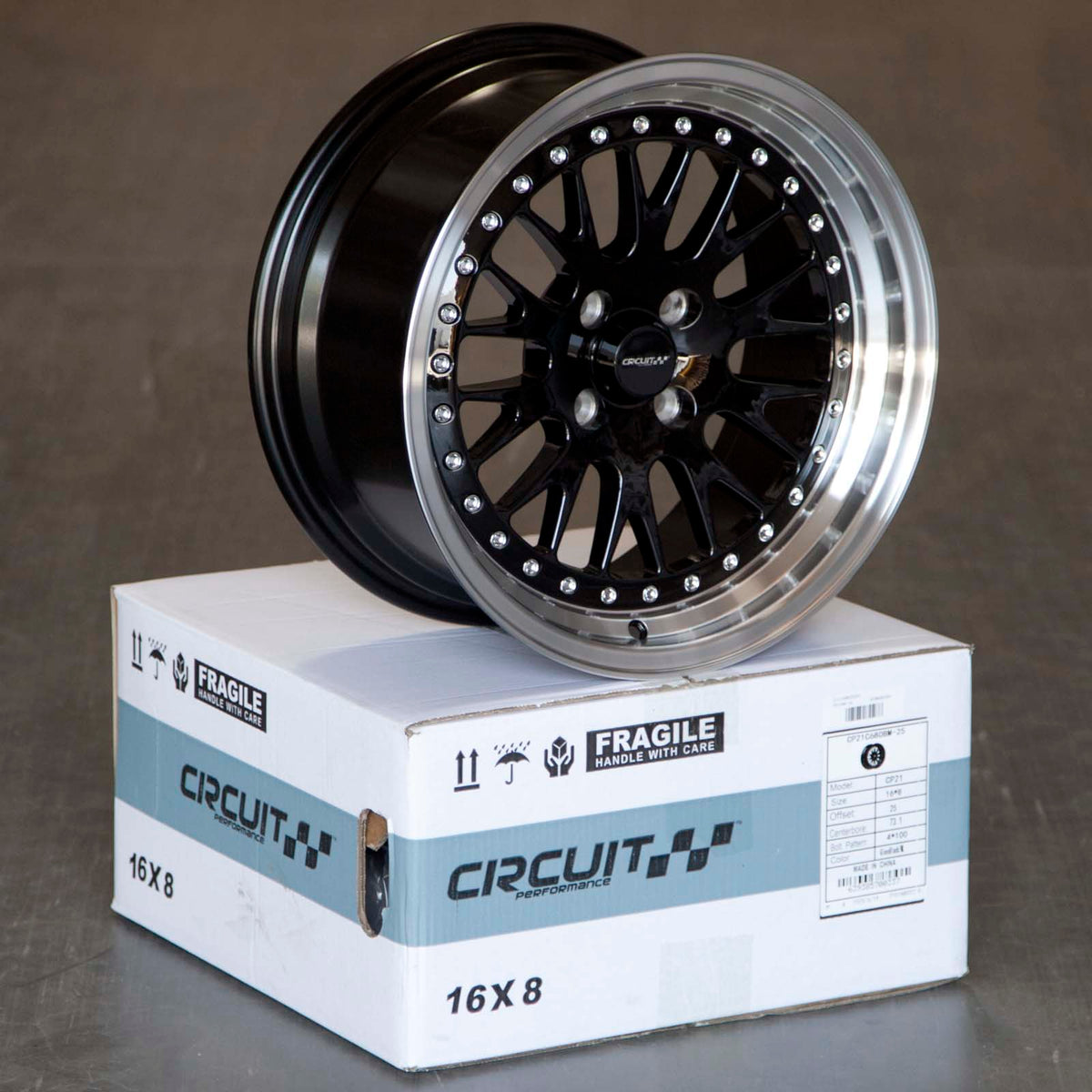 Circuit Performance CP21 Gloss Black ML 5x114.3 | 16x8 | +25mm / 5.48