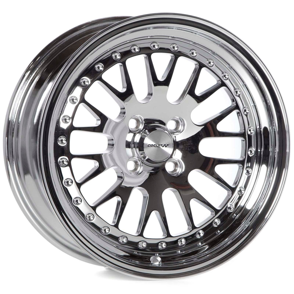 Circuit Performance CP21 Triple Chrome Plated 4x100 | 16x8 | +25mm / 5.48