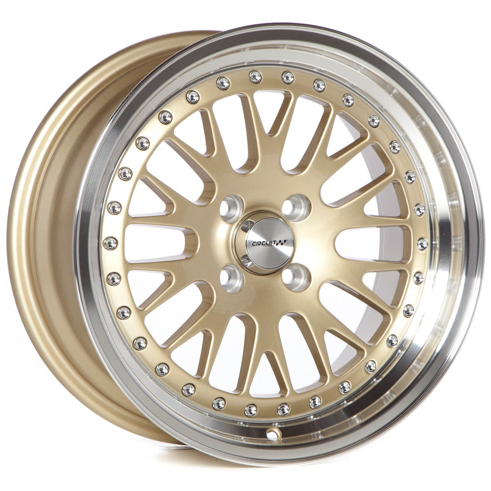 Circuit Performance CP21 Gloss Gold 4x100 | 16x8 | +25mm / 5.48