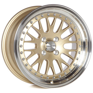 Circuit Performance CP21 Gloss Gold 4x100 | 16x8 | +25mm / 5.48