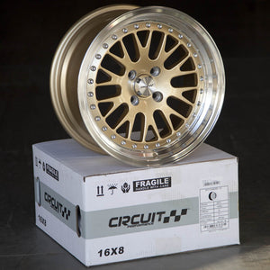 Circuit Performance CP21 Gloss Gold 4x100 | 16x8 | +25mm / 5.48