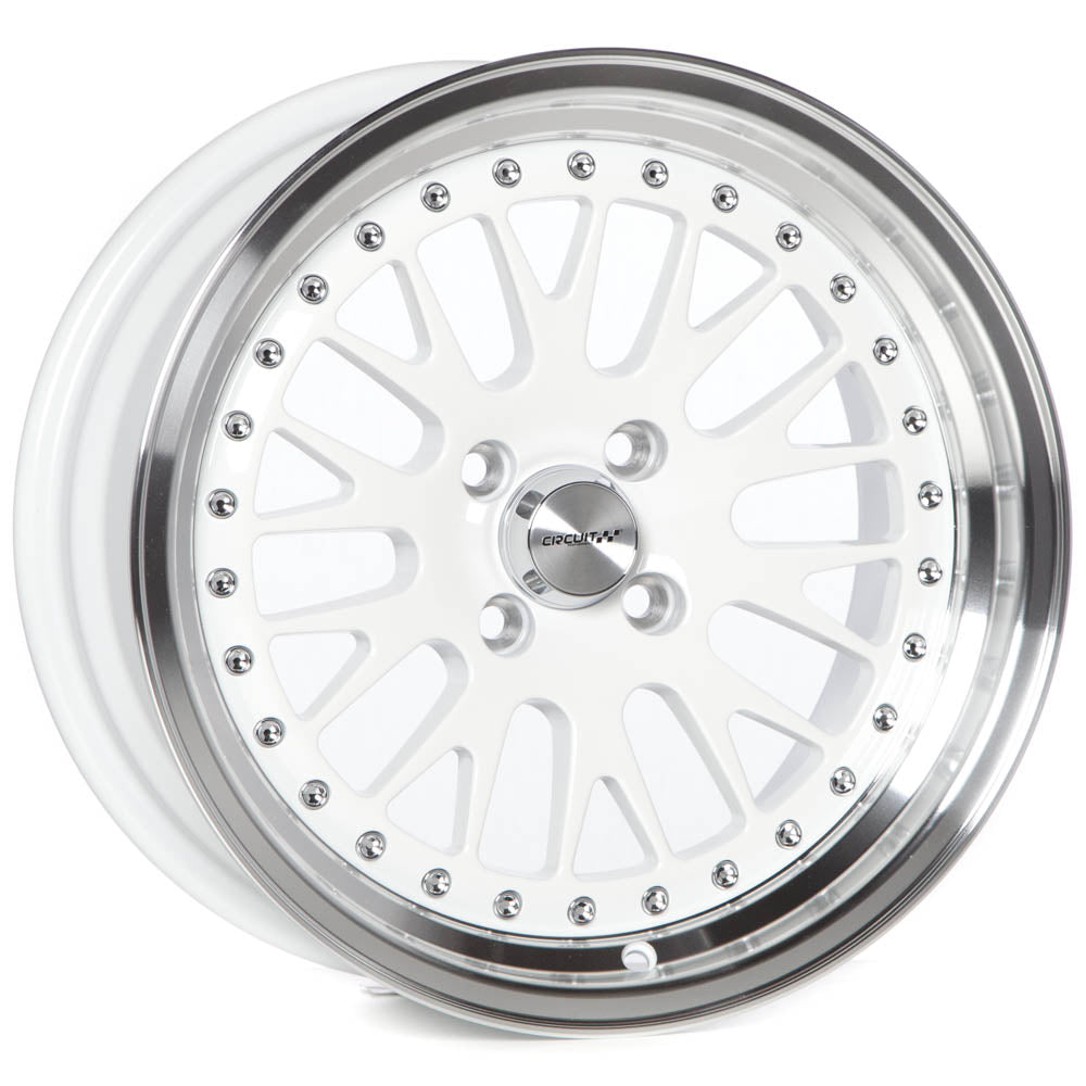 Circuit Performance CP21 Gloss White 4x100 | 16x8 | +25mm / 5.48