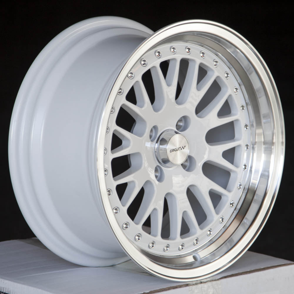 Circuit Performance CP21 Gloss White 4x100 | 16x8 | +25mm / 5.48