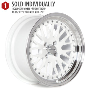 Circuit Performance CP21 Gloss White 4x100 | 16x8 | +25mm / 5.48